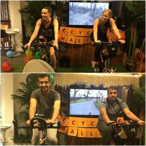 stickee team take on charity cycle challenge